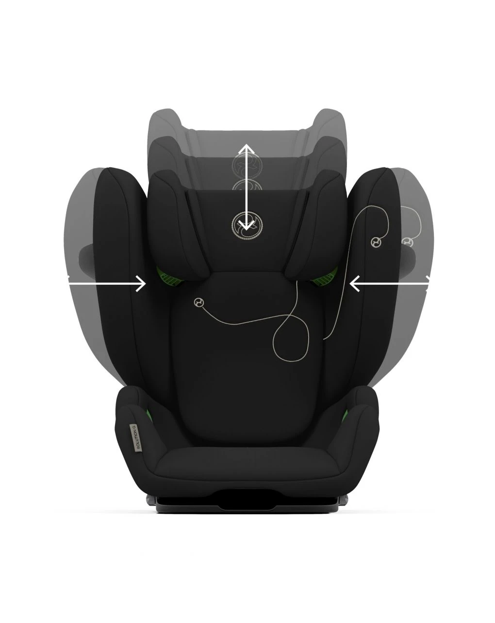 Seggiolino Auto Solution G I-fix Moon Black 100-150 Cm - Cybex - immagine 8