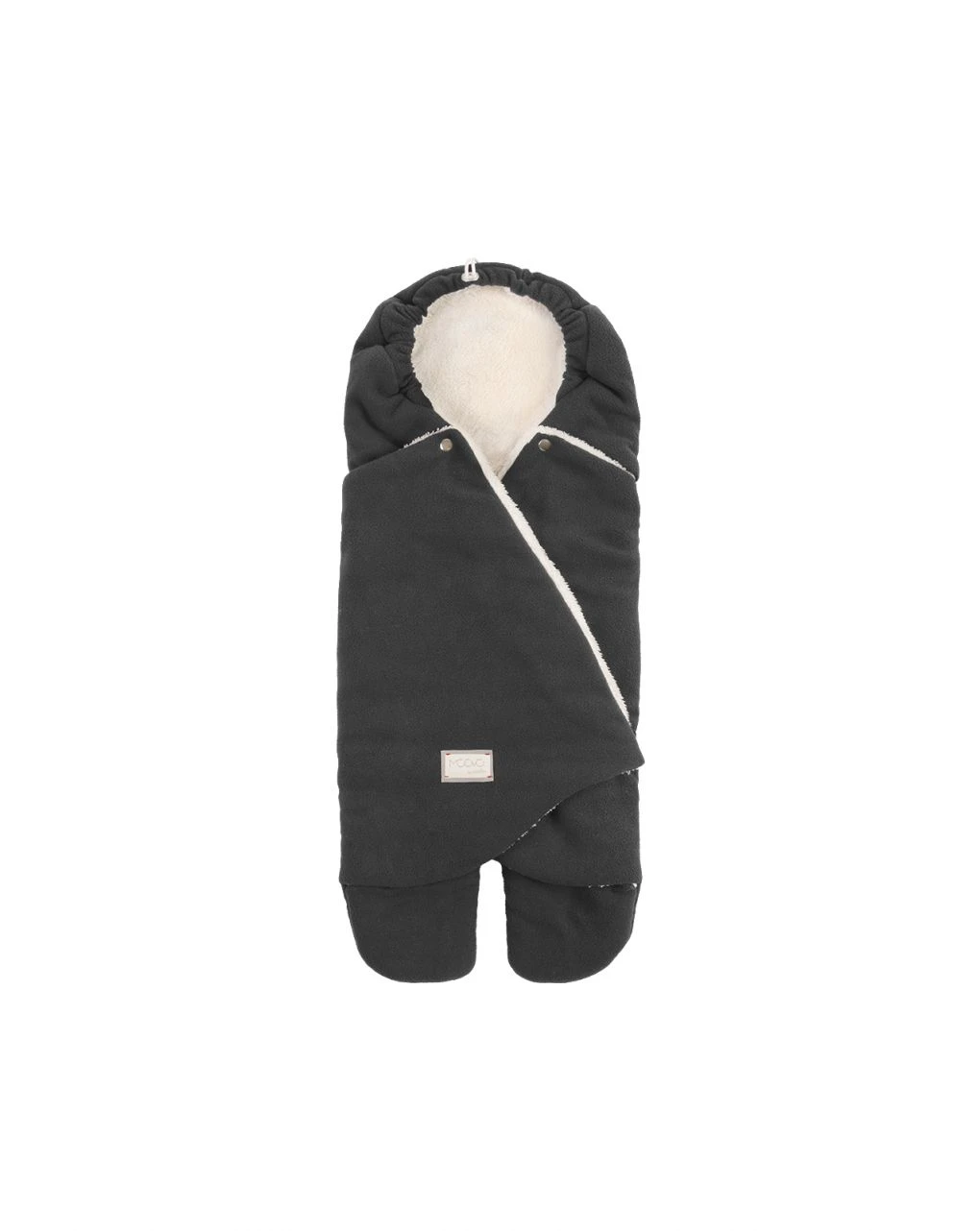 Moovo Cuddle Antracite/panna - Sacco Morbido 0-10 Mesi - Nuvita