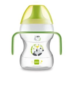 Tazza Learn To Drink 190ml Con Extra Soft Spout E Con Manici, Neutro