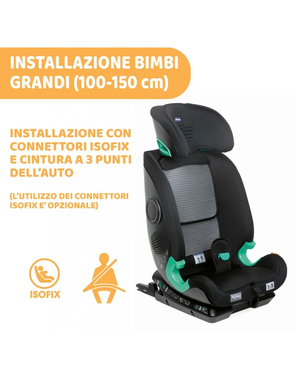 Chicco My Seat I-size Air Black Air - immagine 3