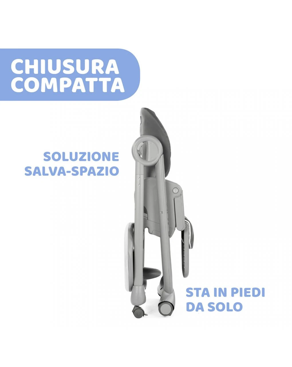 Seggiolone Chicco Polly Magic Graphite - immagine 5