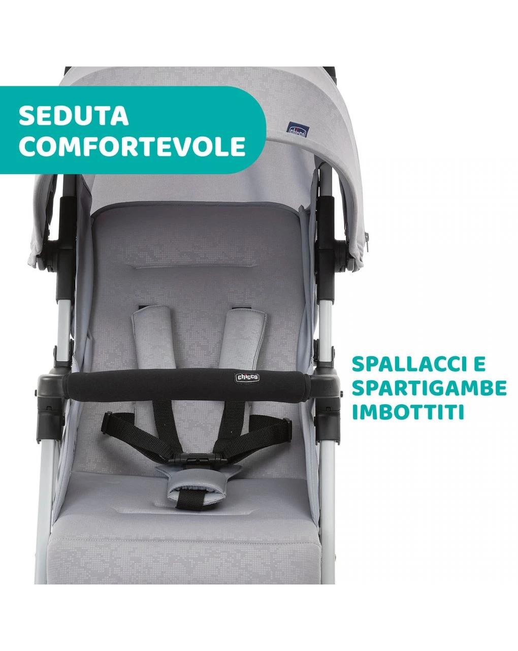 Passeggino Ohlalà 3 Grey Mist - immagine 4