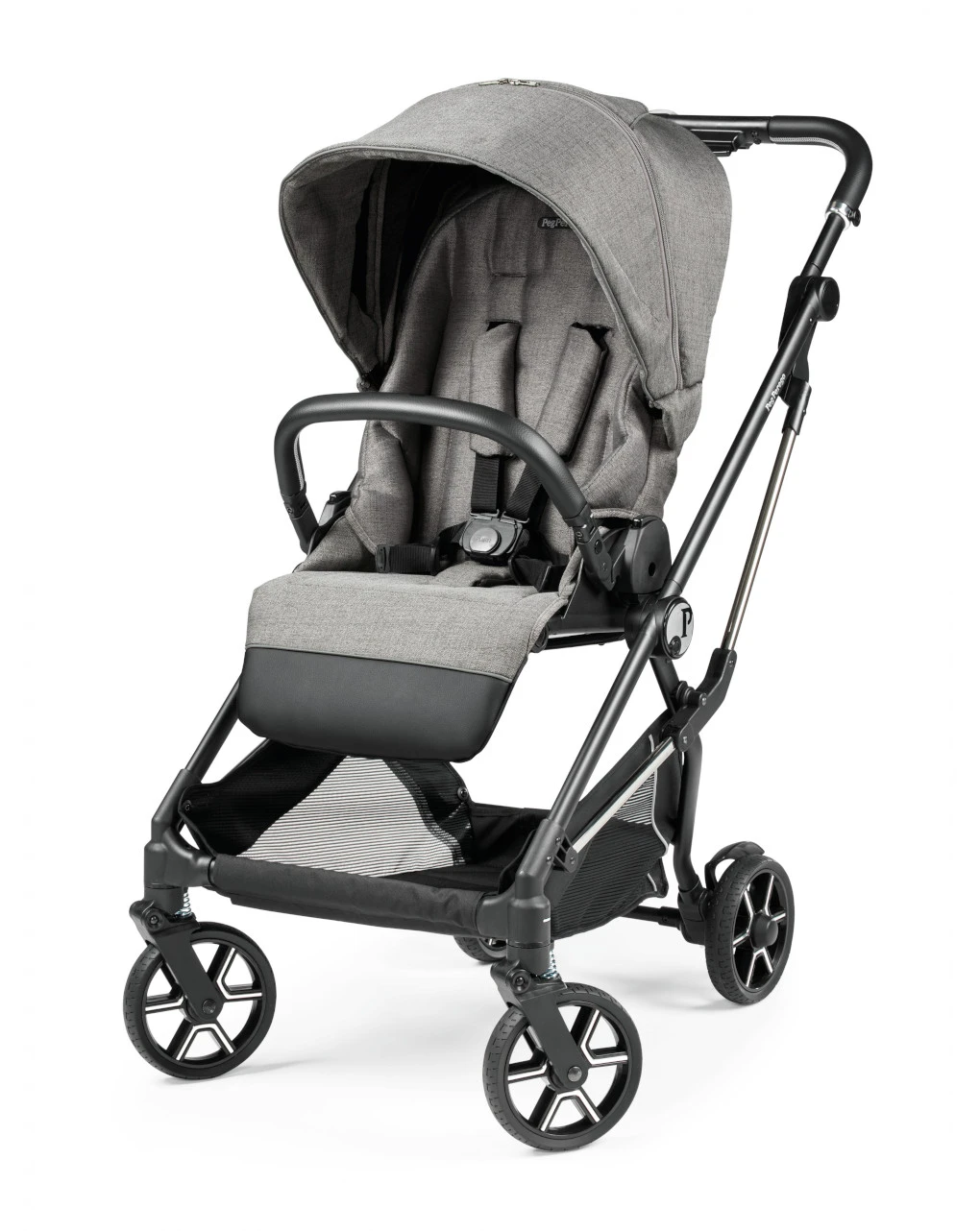 Trio Vivace Slk City Grey Con Culla Grande - Peg Perego - immagine 3