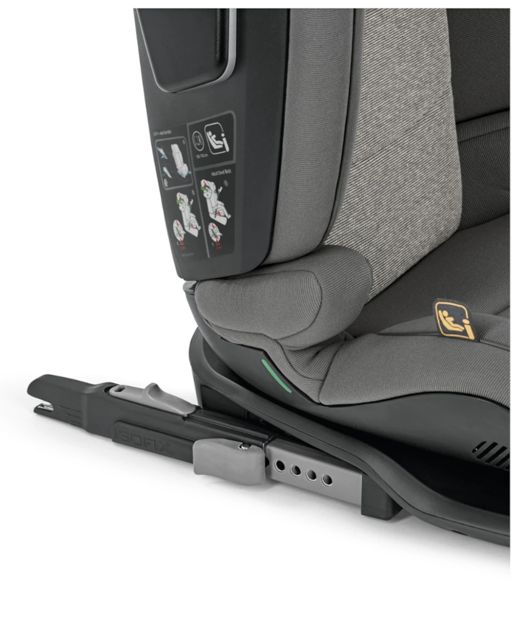 Seggiolino Auto Cartesio I-size Colore Stone Grey 100-150 Cm - Inglesina - immagine 6