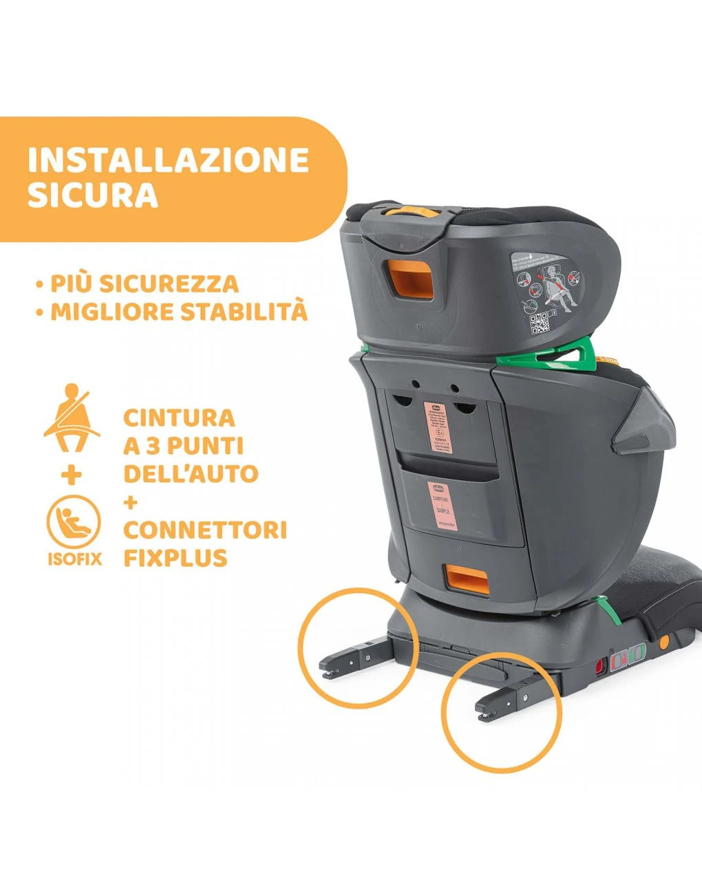 Seggiolino Auto Fold&go I-size Ombra 100-150cm - Chicco - immagine 2