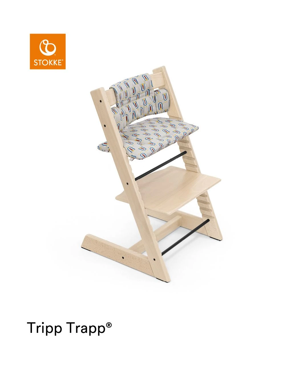 Tripp Trapp® Classic Cushion Robot Grey Ocs Cuscino Per Seggiolone, Morbido E Avvolgente Per Il Tuo Bambino - immagine 2