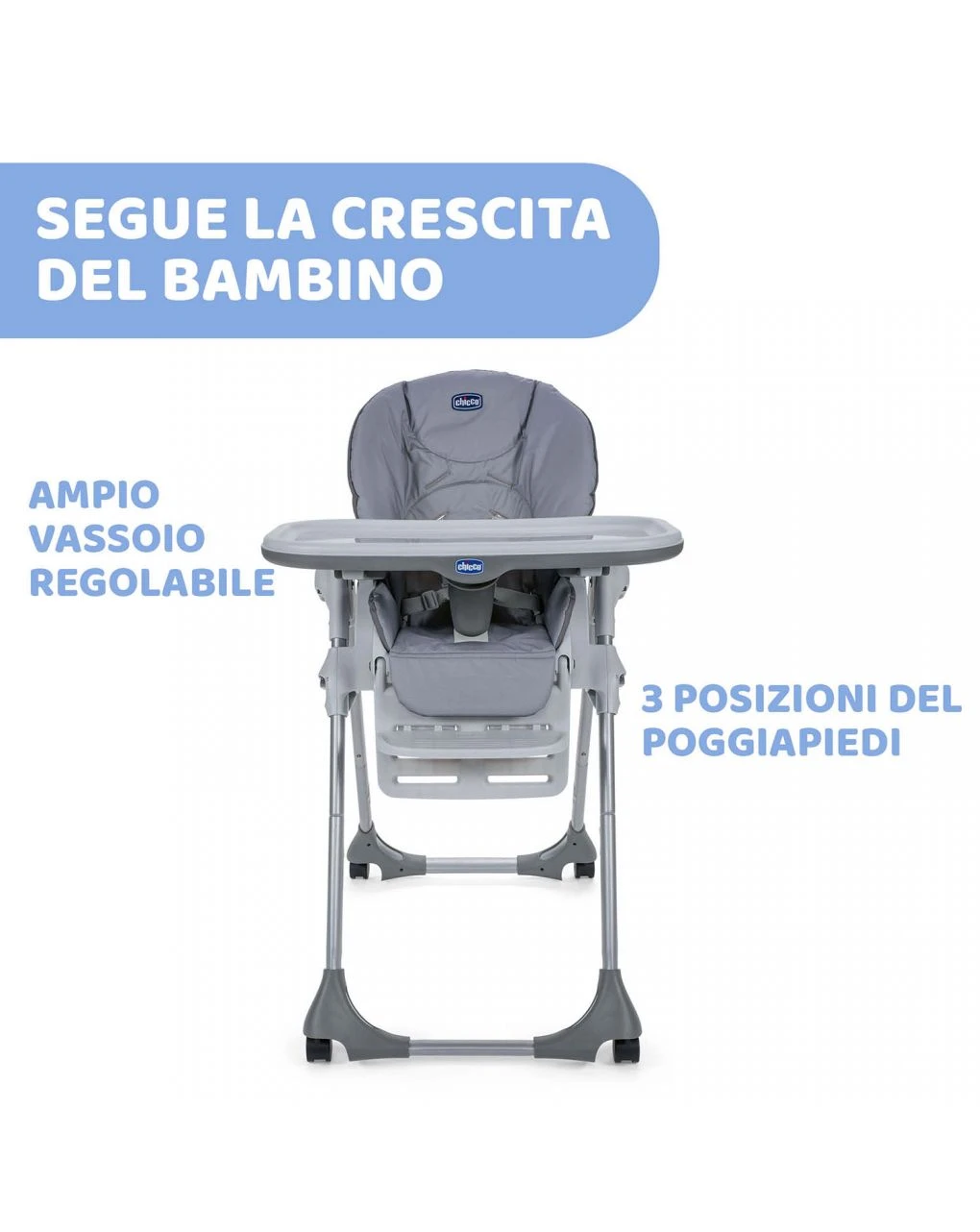 Seggiolone Polly Easy Chicco Nature - immagine 2