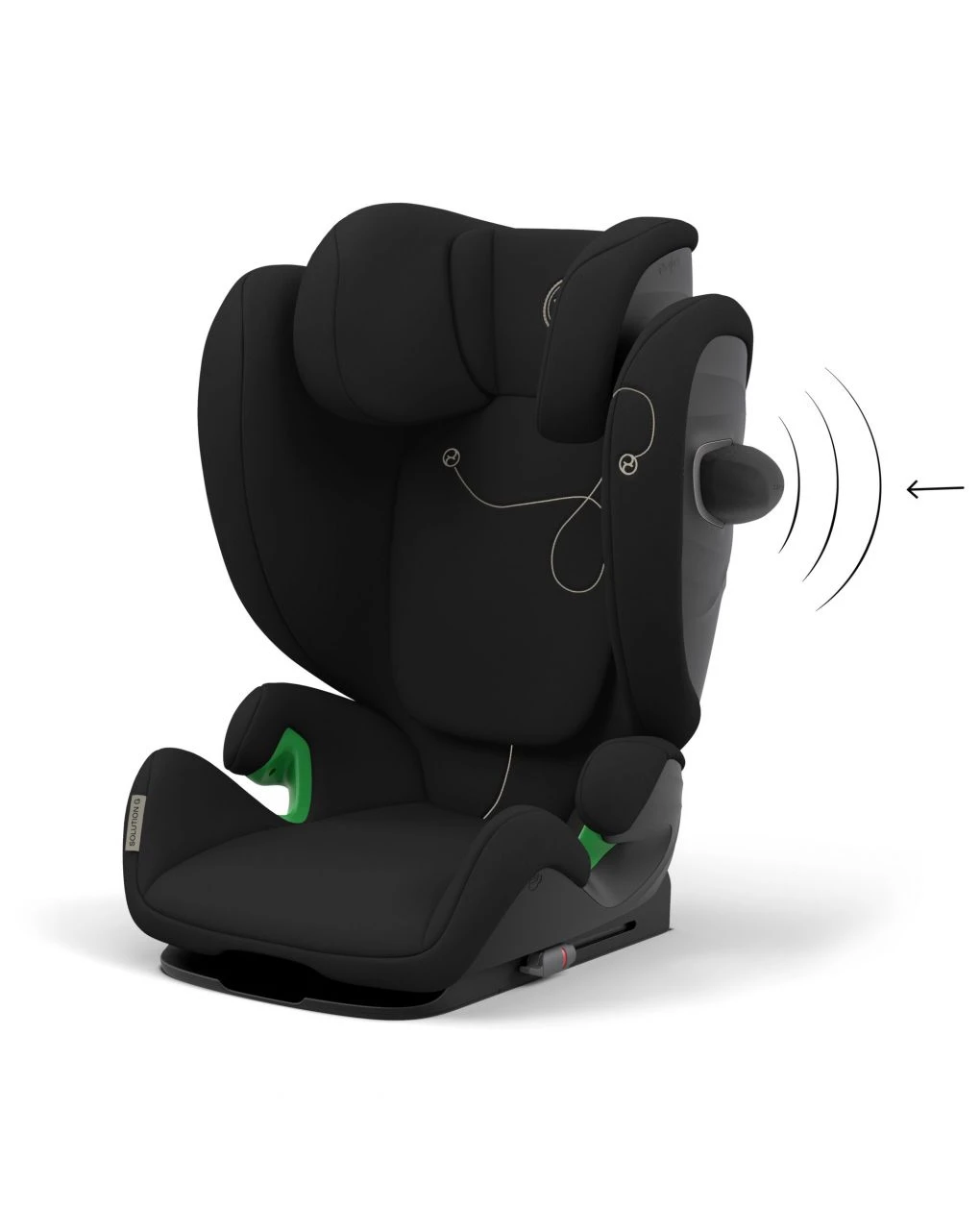 Seggiolino Auto Solution G I-fix Moon Black 100-150 Cm - Cybex - immagine 10