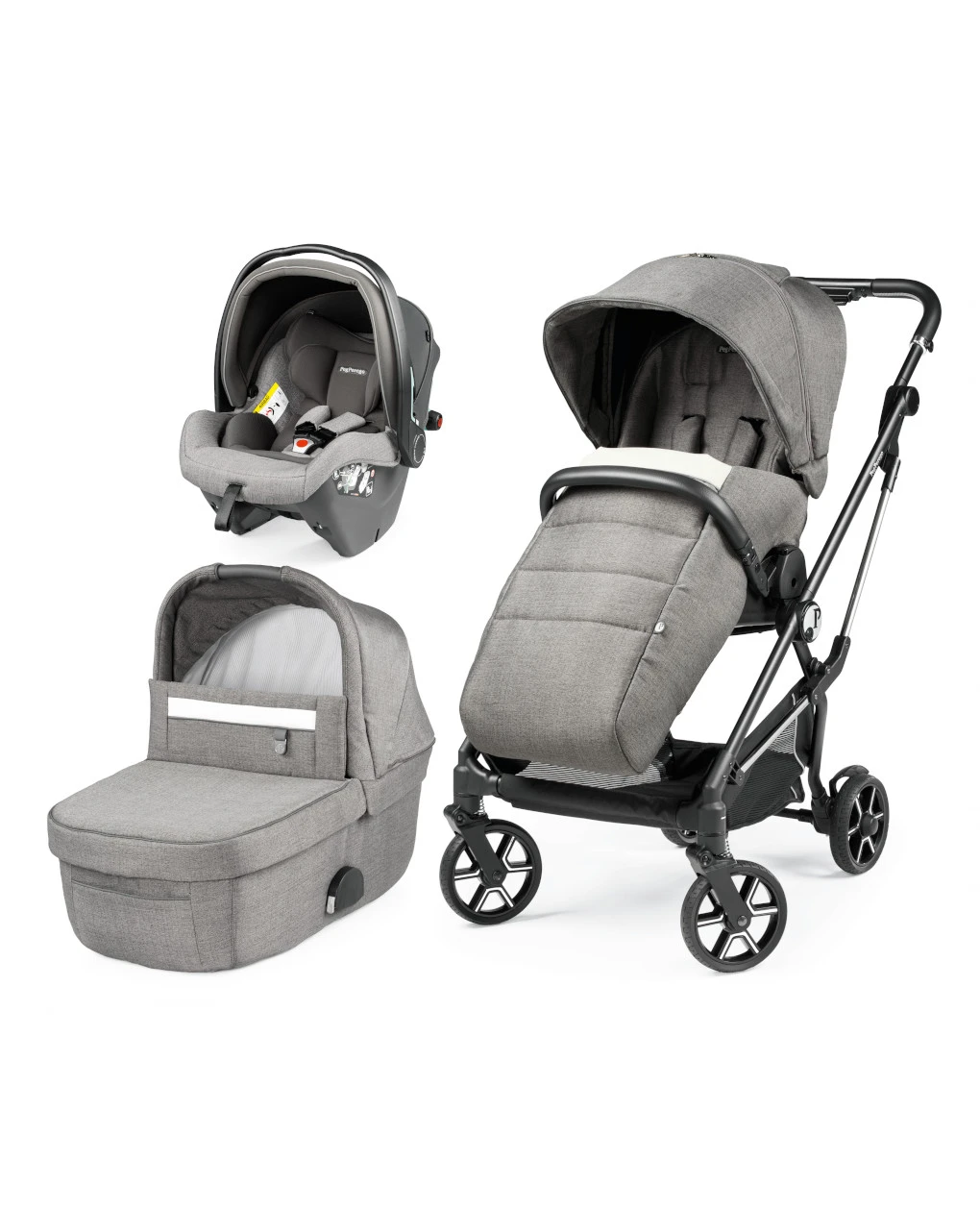 Trio Vivace Slk City Grey Con Culla Grande - Peg Perego