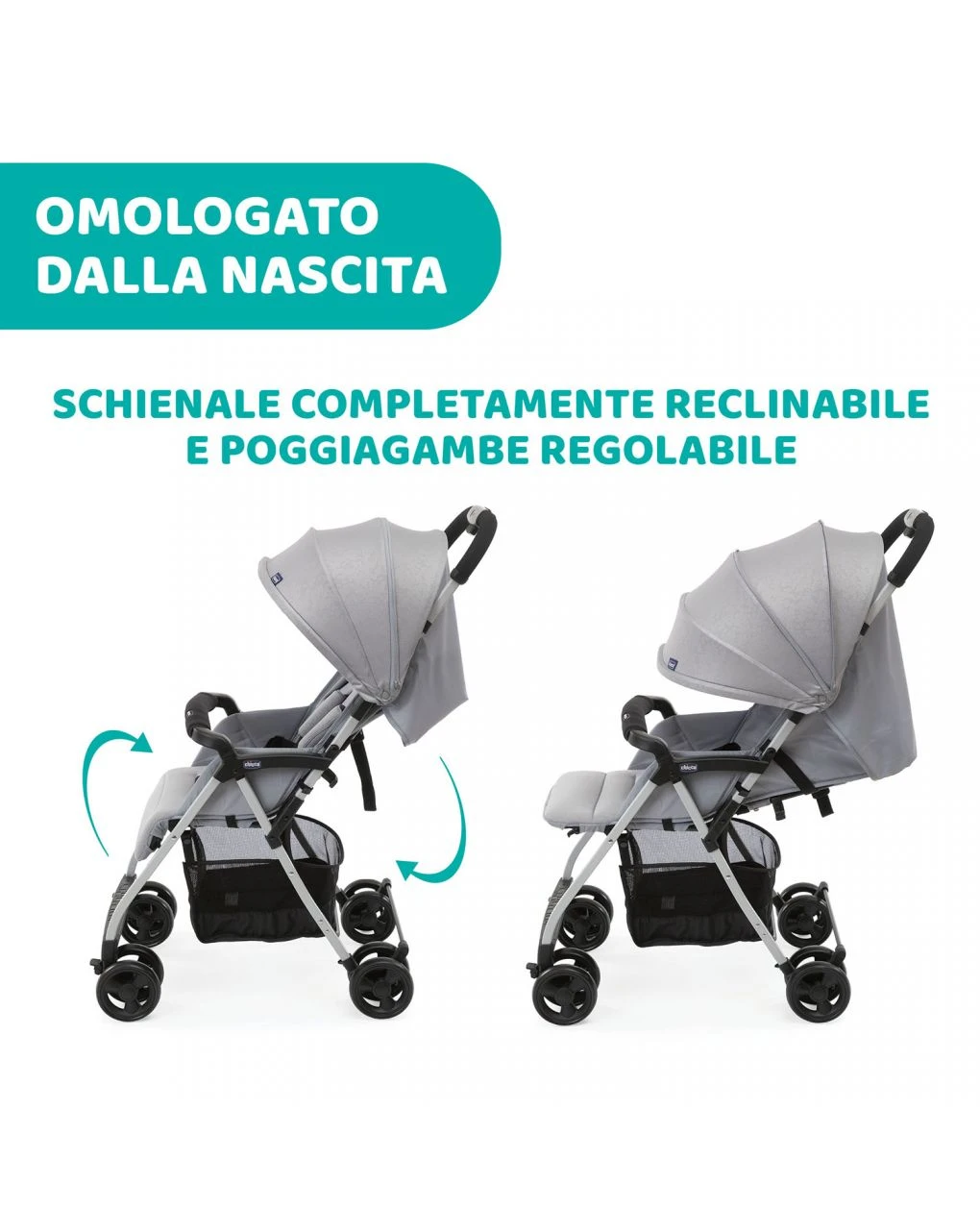 Passeggino Ohlalà 3 Grey Mist - immagine 2