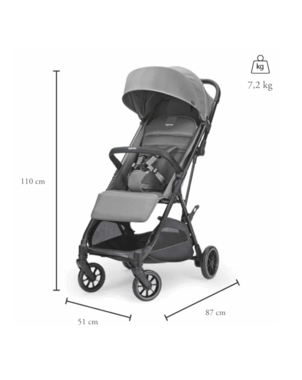 Passeggino Now Colore Splash Blue - immagine 11