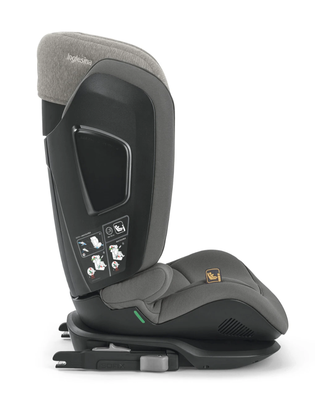 Seggiolino Auto Cartesio I-size Colore Stone Grey 100-150 Cm - Inglesina - immagine 2