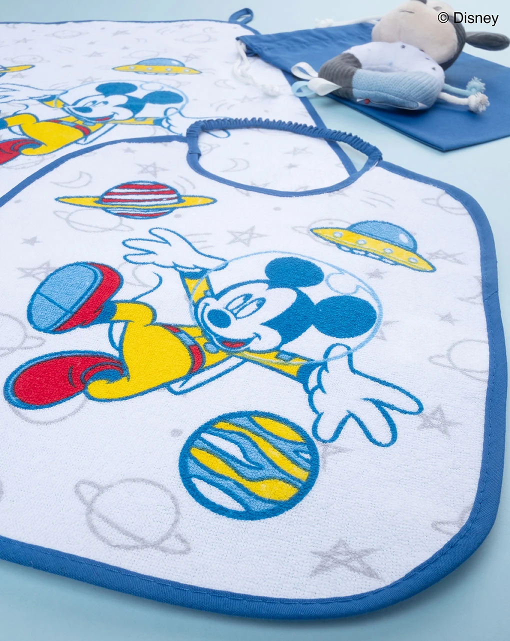 Prenatal Set Asilo Bimbo "mickey Mouse" Blu - immagine 3