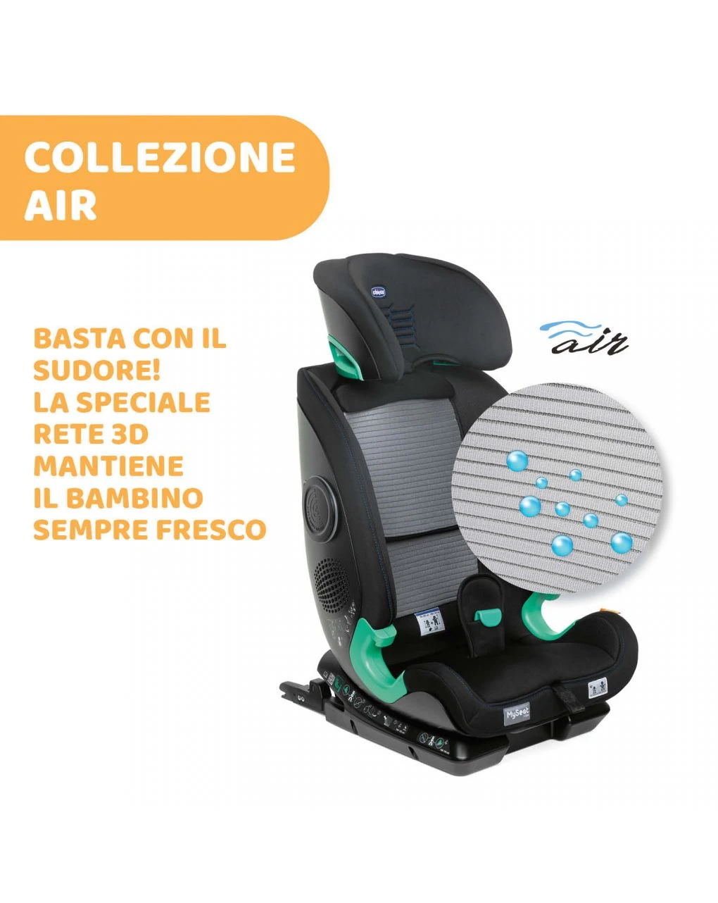 Chicco My Seat I-size Air Black Air - immagine 5