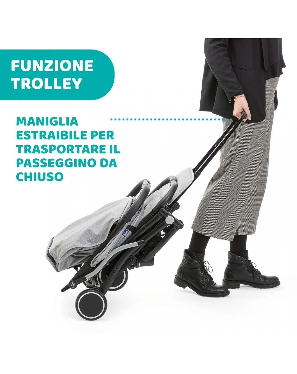 Passeggino Trolley Me Light Grey - immagine 2