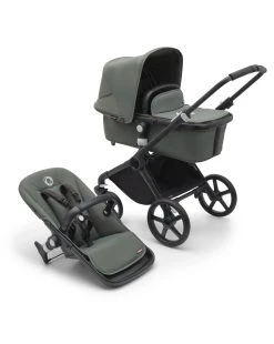 Passeggino Fox Cub Completo (navicella + Seduta) Black/forest Green - Bugaboo