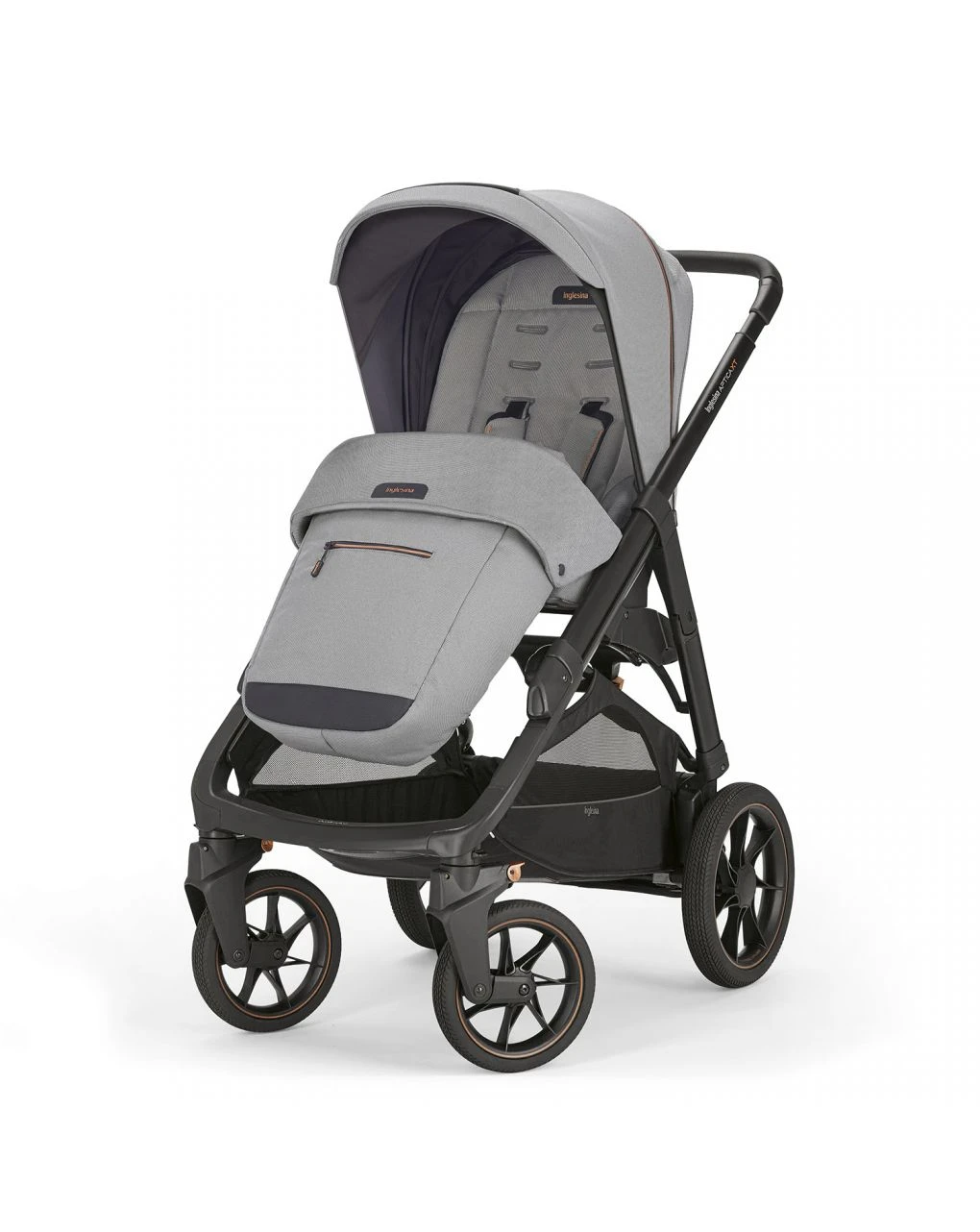 Aptica Xt System Quattro Con Seggiolino Cab E Telaio - Colore Horizon Grey - Inglesina - immagine 5